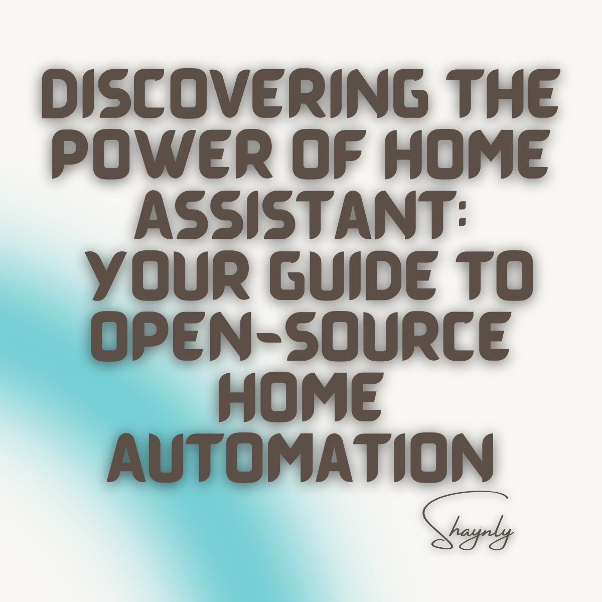 Your Guide to Open-Source Home Automation