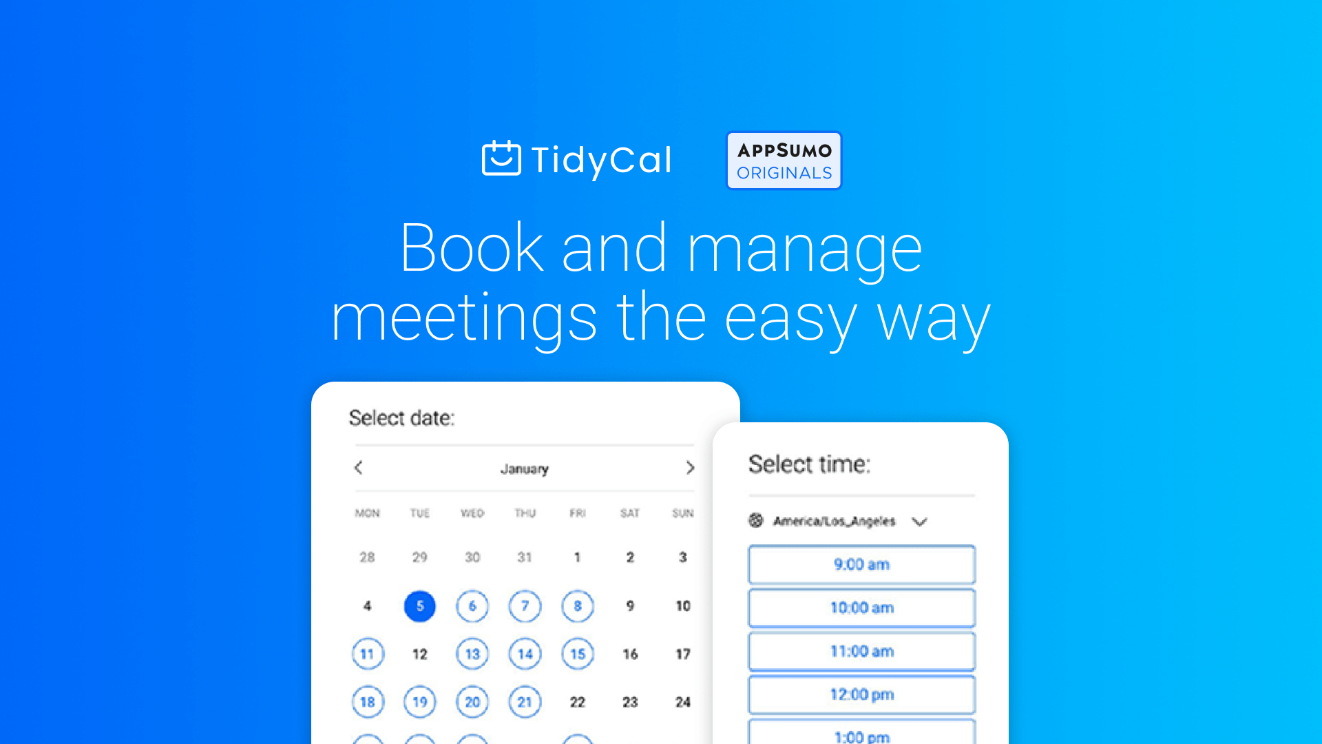 TidyCal – Book and manage meetings easily