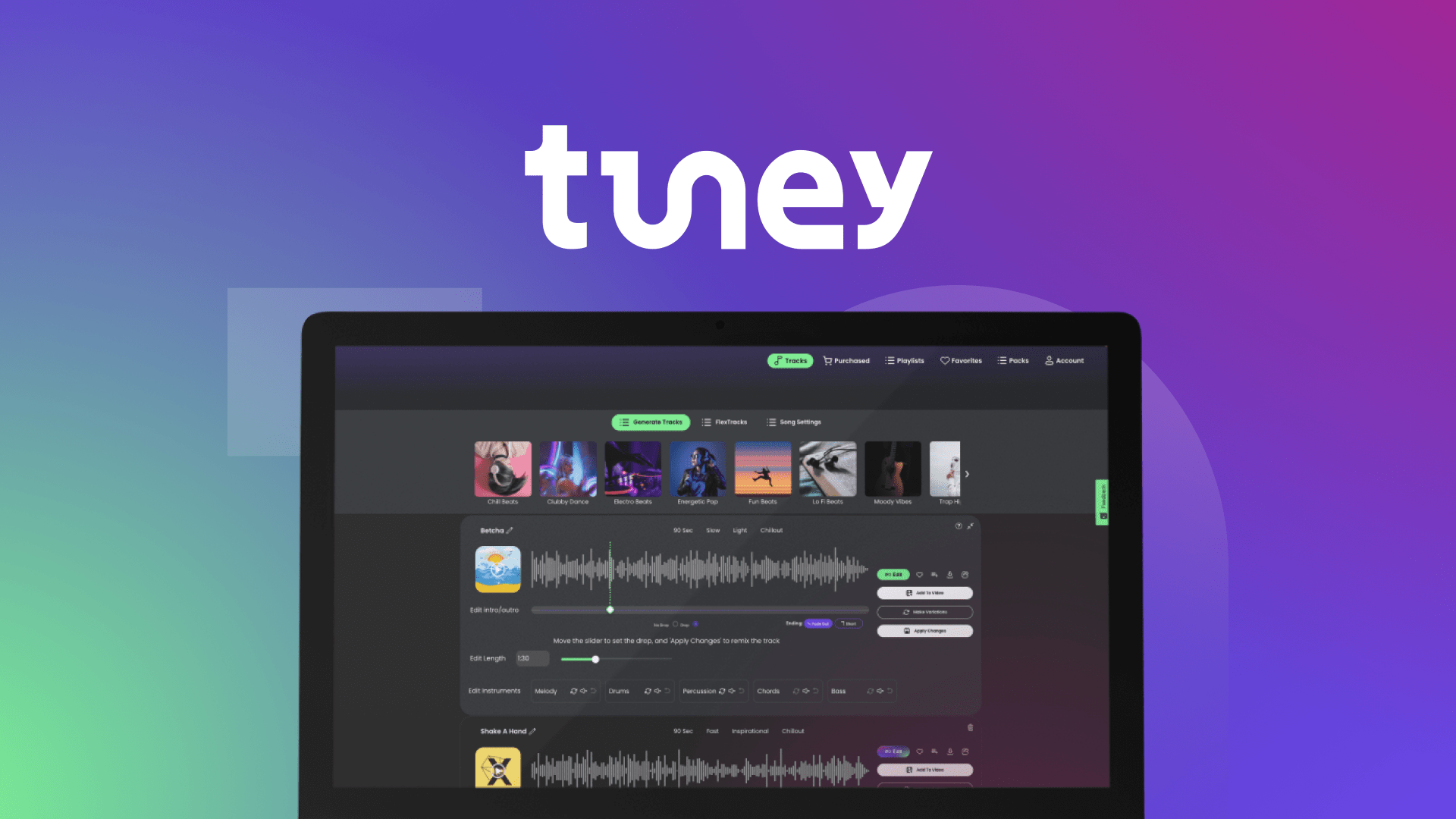 Tuney – Create custom soundtracks for video