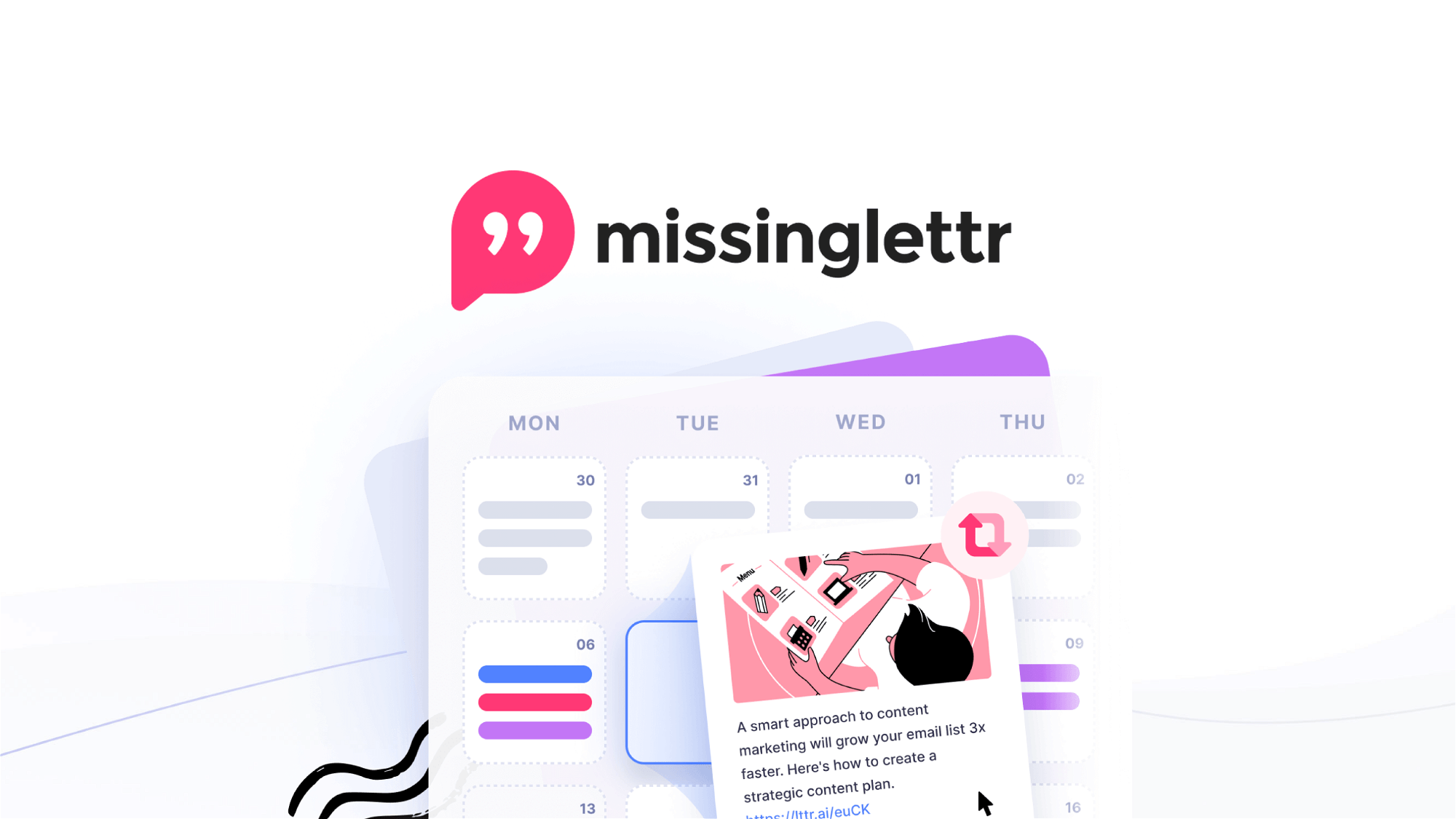 Missinglettr – Automate social media scheduling