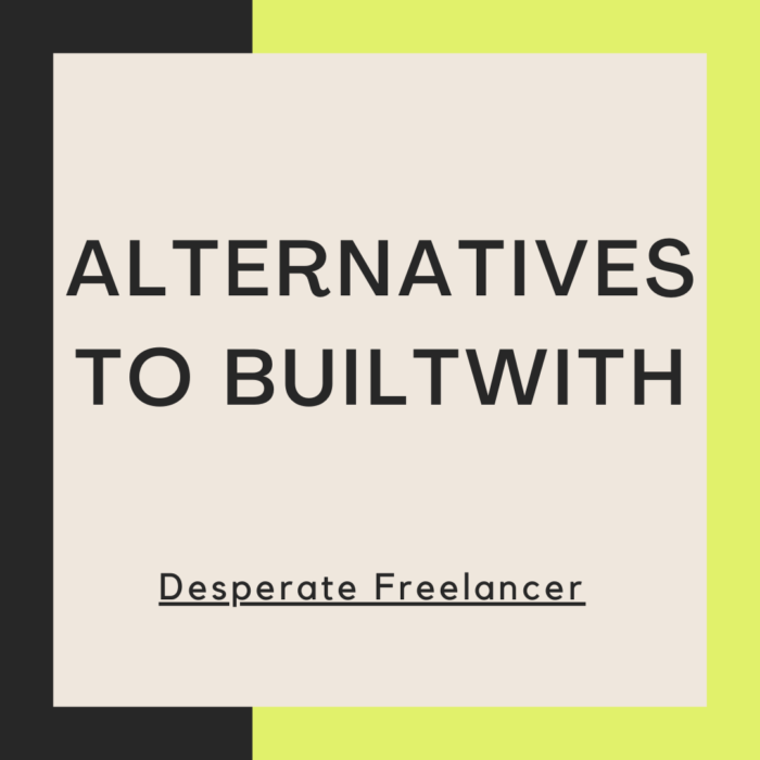 builtwith alternative