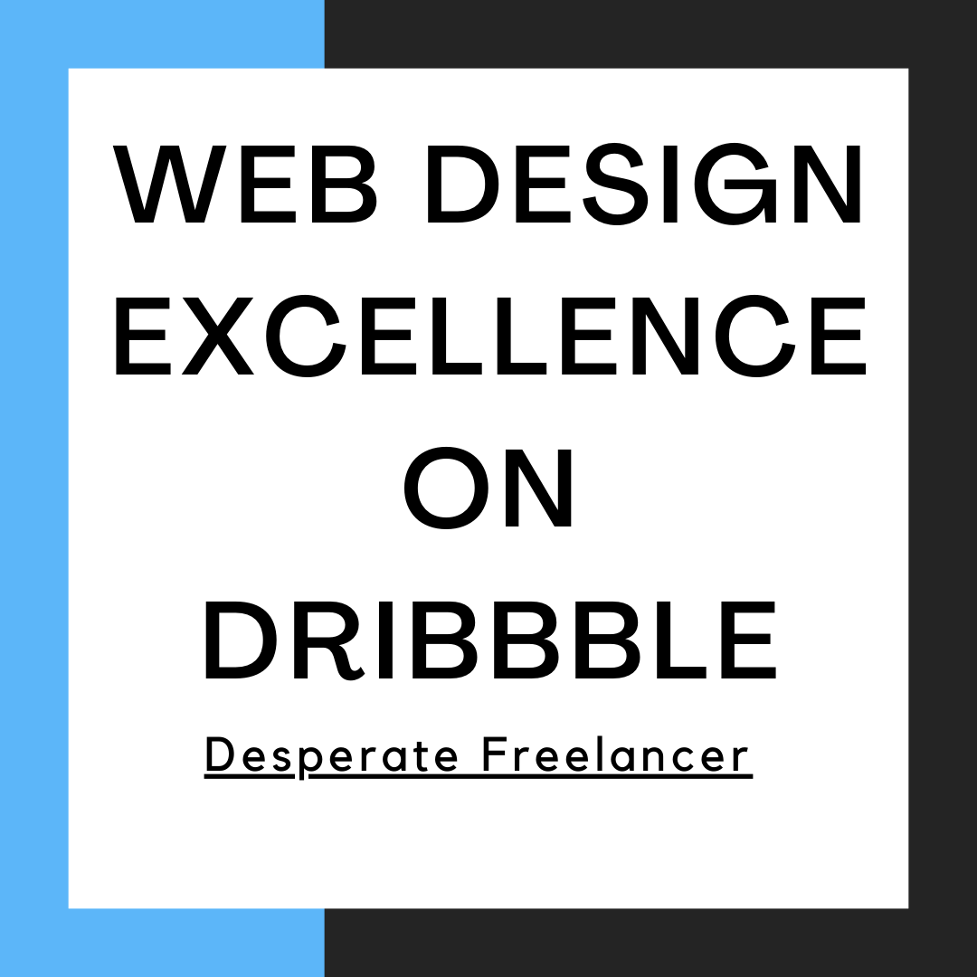 dribbble web design